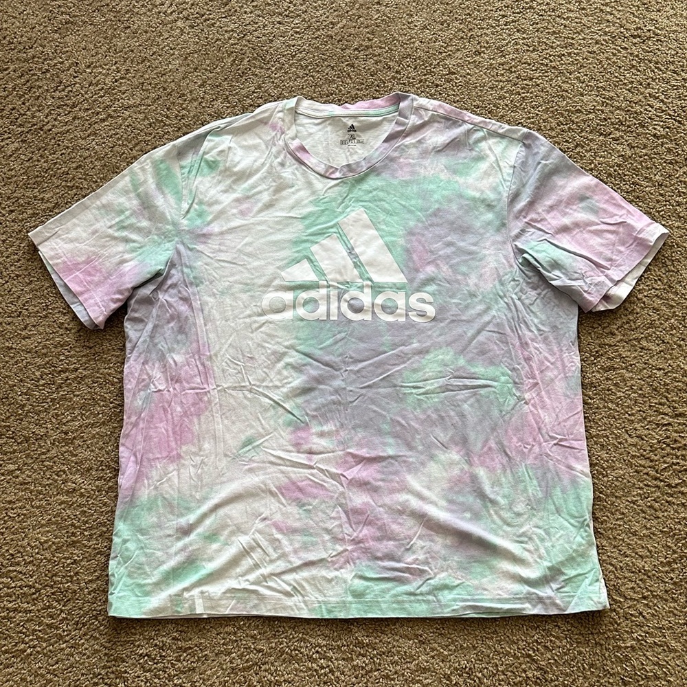 Tie-dye Adidas tee